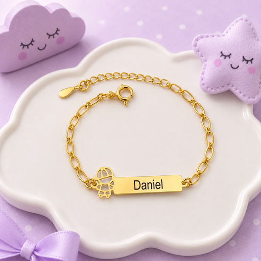 Pulseira Encanto do Príncipe - Banhada a Ouro 18K